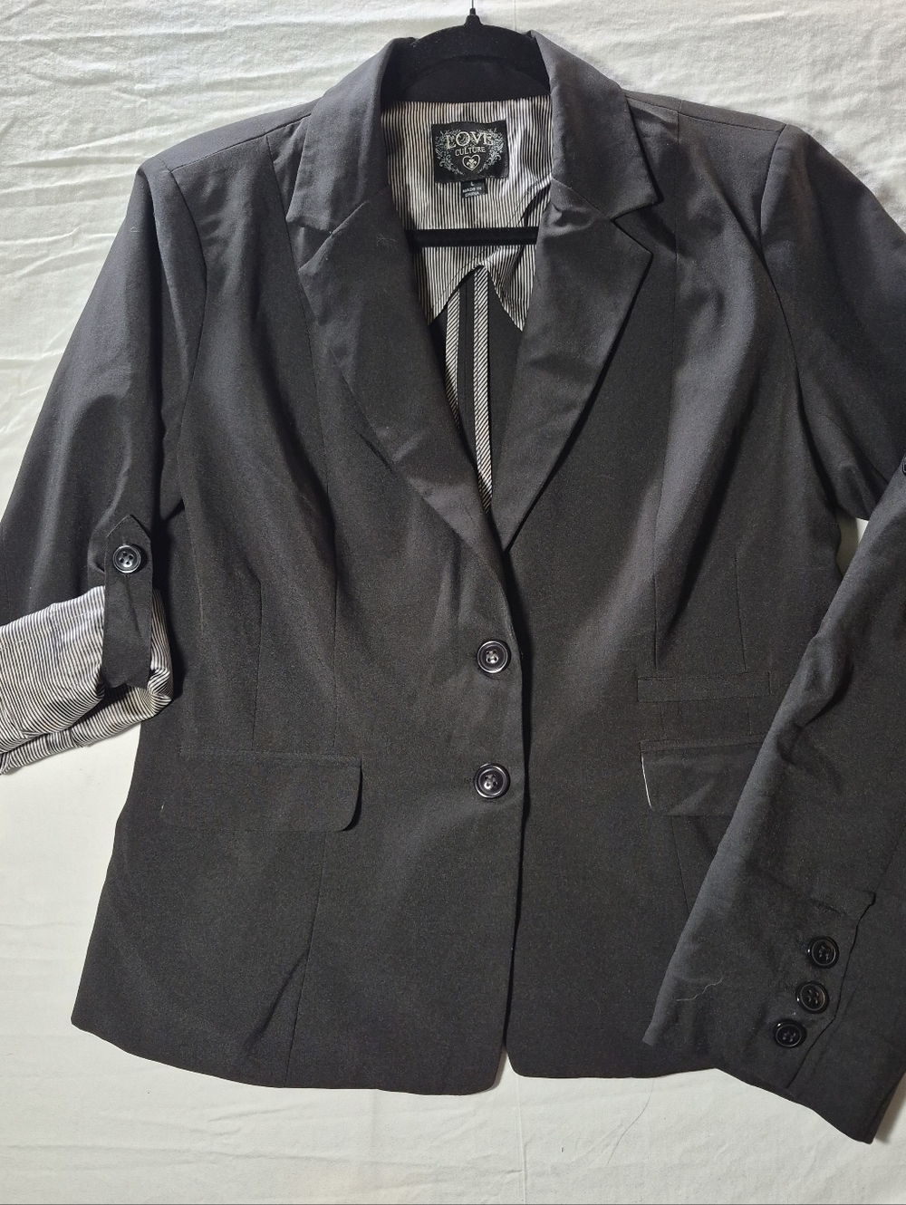 Love Culture Black Women's Tailored Blazer